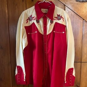 Scully Embroidered Men's Western Shirt